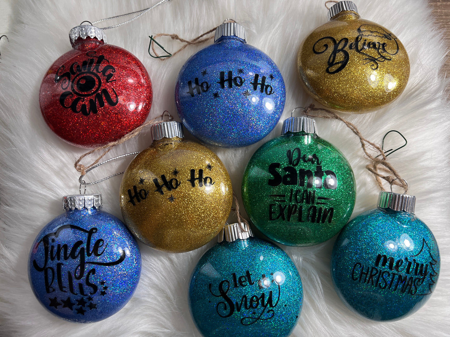 3" Holiday Ornaments