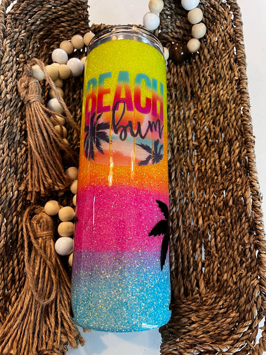 RTS Tumbler 30 Oz Skinny Beach Bum Ombre